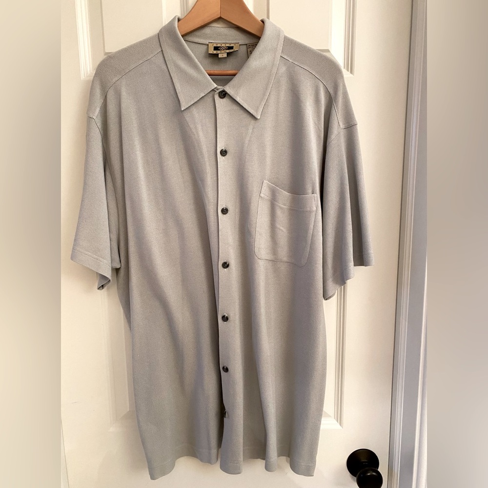 Mens Joseph Abboud Button down short sleeve shirt
